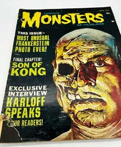 Famous Monsters of Filmland Magazine #23 1963 and rare TerryToon advertisement - Picture 1 of 10