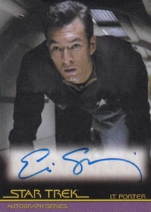 Star Trek Movies Autograph Card A52 Eric Steinberg as Lt Paul Porter - Picture 1 of 2