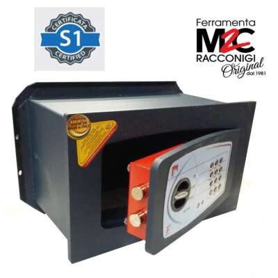 CASSAFORTE A MURO TECHNOMAX GT/3 frontale, porta 10mm, combinazione elettronica - Immagine 1 di 2
