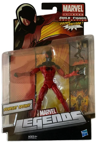 Marvel Legends Scarlet Spider Action Figure NEW Rocket Raccoon Wave BAF 2012 Cover