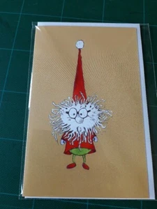 WEIHNACHTEN/HEIDNISCHE GRÜSSKARTE. "Der Zauberer von Weihnachten"" KÜNSTLER: ANTONY SWAIN"  - Bild 1 von 2