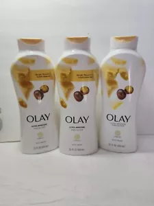 Menge 3 Olay Ultra Feuchtigkeit Körperwäsche mit Sheabutter & B3 Komplex, 22 Unzen - Bild 1 von 6