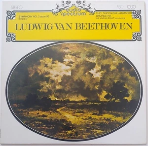 BEETHOVEN,LONDON PHILHARMONIC ORCH,ADRIAN BOULT– SYMPH NO. 3 OPUS 55 (EROICA) LP - Picture 1 of 3