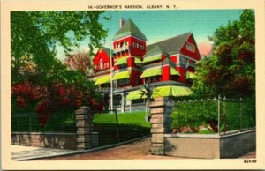 Postcard Governors Mansion Albany NY - Picture 1 of 2