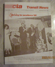 CTA Transit News, Striving for excellence in '86 - Mayor Harold Washington