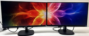 DUAL MONITOR BUNDLE 2 X 24" PHILIPS 243V7Q FULL HD WITH 2 x SINGLE STANDS SALE!! - Picture 1 of 7