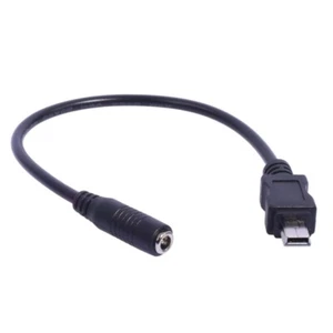 20CM Mini USB Charging Cable, DC3.5x1.35mm Female to Mini USB Male Converter - Picture 1 of 8