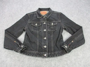 VINTAGE Guess Jacket Girl Extra Large Denim Trucker Outdoor Faded USA Kids Youth - Picture 1 of 17