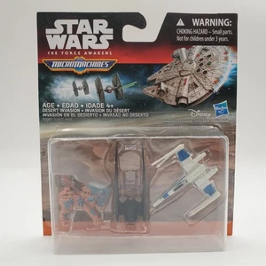 Star Wars TFA Micro Machines Desert Invasion 3-Pack 2015 Side-Taped Sealed NIB - Picture 1 of 2