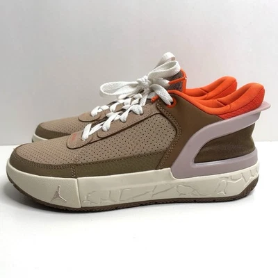 Air Jordan Day 1 EasyOn GS FQ1306-200 Driftwood/Orange - 5.5 Youth / Women's 7 - Image 1 of 4