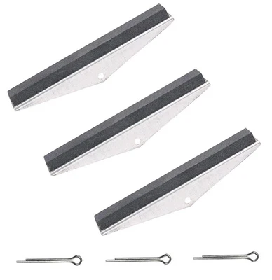 Juego de piedras de afilado cilíndrico 3 piezas 4" de largo piedras de repuesto grano 220 Foto 1 de 4