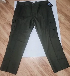 Woman's DICKIES stretch Cargo Pant, Army Green, Relaxed Fit Size 18WR, Boyscout - Picture 1 of 11