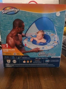 NEU Swimways Sonnendach aufblasbar Baby Frühling Schwimmer für Kinder 9-24 Monate - Bild 1 von 3