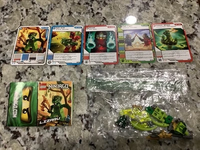 LEGO Ninjago Lizaru 9557 de un Booster Pack. Incluye 5 tarjetas e instrucciones Foto 1 de 4