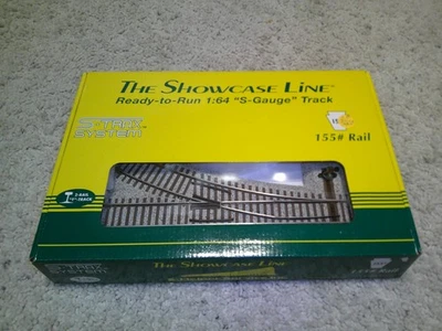 S GUAGE AMERICAN FLYER/S-HELPER SERVICE #3 MANUAL RIGHT HAND SWTICH CODE 155 - Image 1 of 3