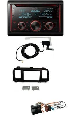 Pioneer 2DIN MP3 DAB USB CD Bluetooth Autoradio für Citroen Jumpy Dispatch Space - Bild 1 von 4