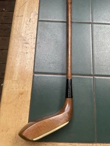 Hickory Golf Club R Forgan The Tolley Putter Beechwood Forganite Head Superb - Picture 1 of 13