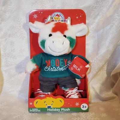 Build a Bear 2024 Walmart Exclusive Christmas Cow Plush w/Outfit & Wristie NEW - Image 1 of 2