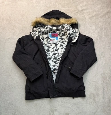 Billabong Sorient Rainbow Pinstripe Snowboard Ski Jacket Size Large - Image 1 of 4