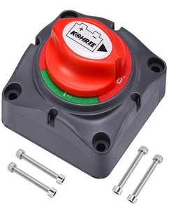 Battery Disconnect Switch 12V-48V π§ Isolator RV Boat Truck Bus Camper Van π - Picture 1 of 19
