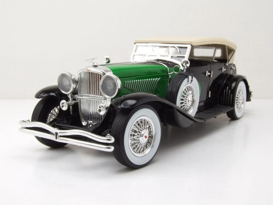 Duesenberg Softtop 1934 schwarz grün Modellauto 1:18 Signature Models - Bild 1 von 4