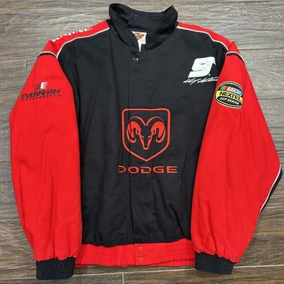 Chaqueta De Colección NASCAR Dodge Racing Talla Grande Kasey Kahne Bordada Carreras Foto 1 de 4
