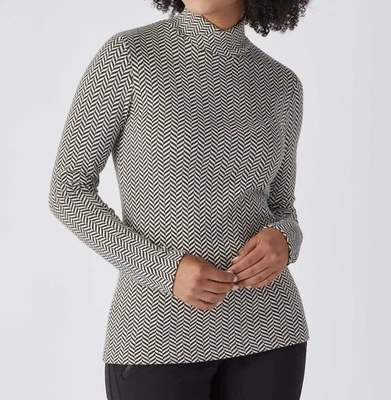 Suéter para mujer Duluth Trading Co S'no con cuello falso que absorbe la humedad - Grande Foto 1 de 4