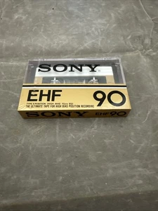 Brand new Sony EHF 90 audio cassette tape, blank, sealed, RARE - Picture 1 of 8