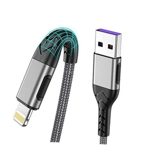  Ładowarka do iPhone'a, [MFi Certified] 3-pak 10FT USB A Kabel do długiego 10ft srebrnego - Zdjęcie 1 z 7