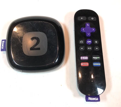 Roku 2 (3rd Generation) Media Streamer 2720X - Black - Image 1 of 4