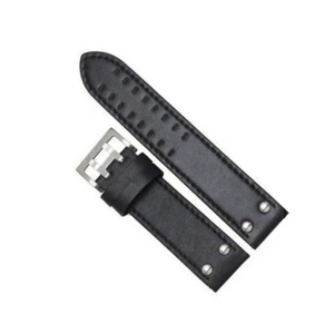 22mm Leather Watch Band Strap For Hamilton For Samsung Gear S3 Black Brown E - Picture 1 of 15