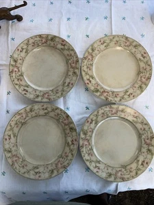 JUEGO DE 4 PLATOS FLORALES CHERI BLUM PARA 222 QUINTA SABANA Descatalogado - Imagen 1 de 8