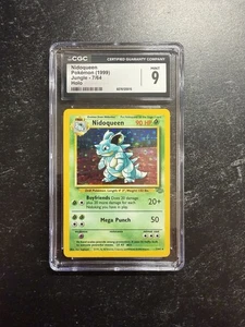 CGC 9 MINT Nidoqueen 1999 Jungle 7/64 Holo Rare Pokemon Card - Picture 1 of 2