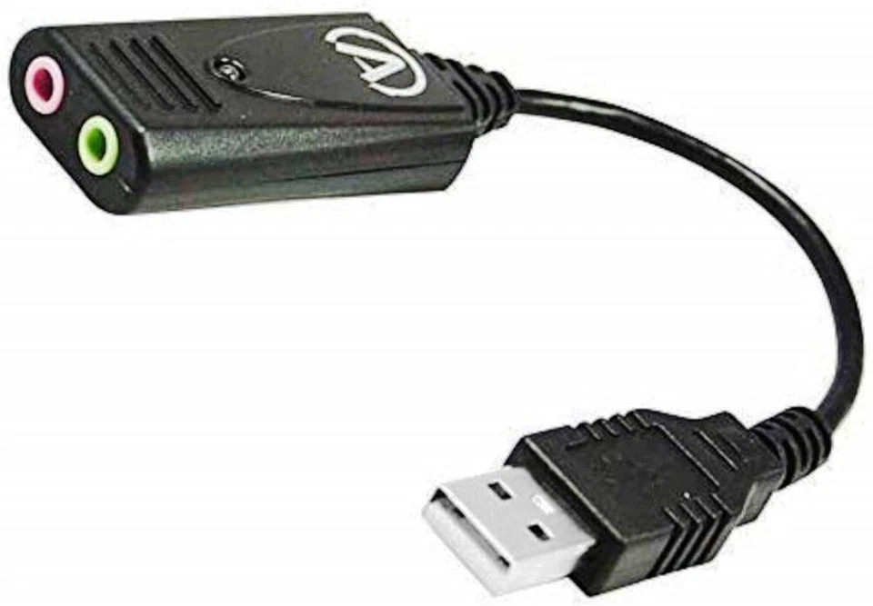 High Fidelity USB Sound Card Portable Audio Adapter for PC and Headsets - Image 1 of 1