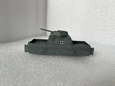 MARKENLOS 1/87 H0 DC/AC Militär WW2 BP43 T34 Panzerzug Eingenommen Güterwagen bemalt