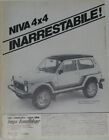 Advert Pubblicità 1982 LADA NIVA