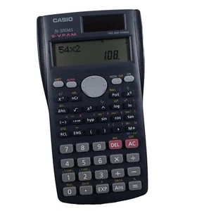 Casio FX-300MS Scientific Calculator S.V.P.A.M. - Two Way Power - W/ Cover - Picture 1 of 9