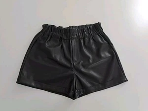 Shorts PULL&BEAR tg L 44-46it ecopelle pantaloncini corti donna ragazza - Foto 1 di 6