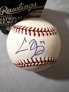 Chris Young Autographed Signed Rawlings Official Baseball MLB COA - Picture 1 of 7