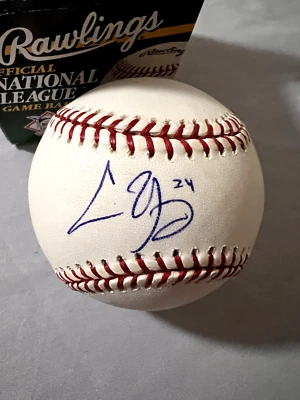 Chris Young Autografiado Firmado Rawlings Oficial Béisbol MLB CERTIFICADO DE AUTENTICIDAD MLB3 Foto 1 de 4