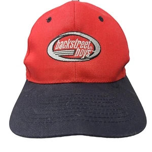 Backstreet Boys Baseball SnapBack Hat Black Red Cap KC Brand Music Boy Band 90s - Picture 1 of 5