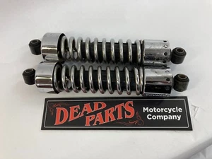 Harley Dyna FXD FXDWG 12 1/2" rear shocks shock absorbers chrome - Bild 1 von 4