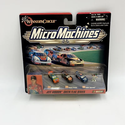 NASCAR Micro Machines Gordon Irwin Jarrett Winners Circle Green Flag Series, NIP - Image 1 of 2