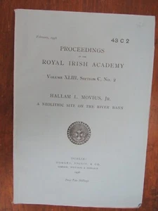 1936  Hallam Movius, Jr. A Neolithic Site on the River Bann - Picture 1 of 2