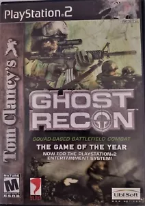 Play Station 2 Tom Clancy's Ghost Recon - Game of the Year Battle Field Combat - Picture 1 of 1