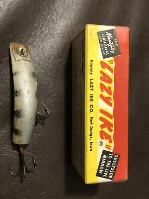Lazy Ike Vintage Fishing Lure In Original Box - Image 1 of 4