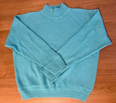 Suéter de Colección Marithe Francois Girbaud Para Mujer Talla M Cuello Redondo Pullover Cian Foto 1 de 4