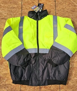 WF 3VIZR Polar Bomber High-Visibility Work Jacket Size XL RN#94409 w/Lining New - Picture 1 of 17