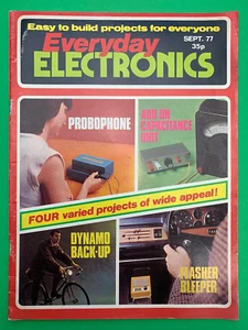 Everyday Electrónica Septiembre 1977 Fácil De Crear Proyectos Magazine - Imagen 1 de 3
