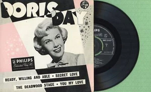 DORIS DAY / Secret Love - You My Love PHILIPS 429.047BE Pres England 1954 EP VG+ - Picture 1 of 5